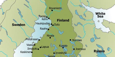 Zemljevid kampa Finska